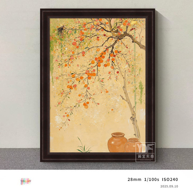 Golden Persimmon Harvest