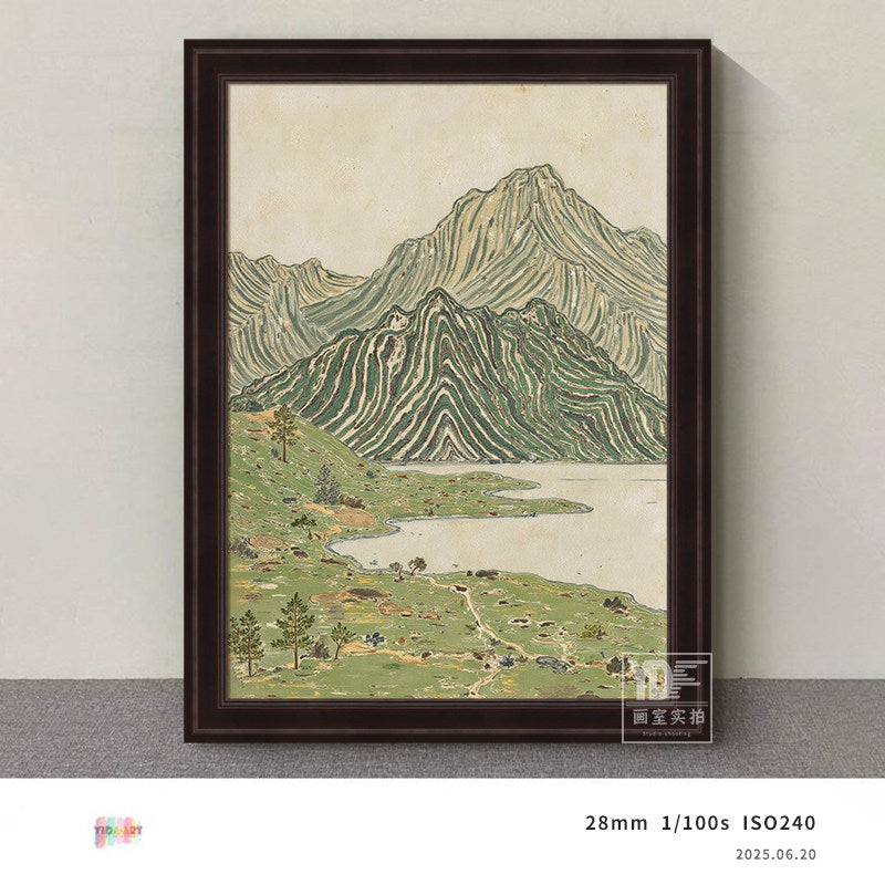 Stylized Alpine Landscape