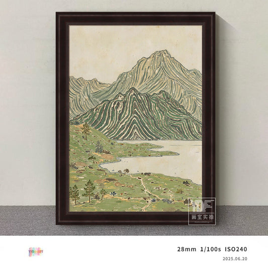 Stylized Alpine Landscape